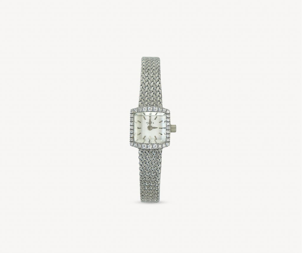 Timeless Square Silver Watch – Antiqlux