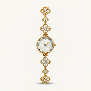 Capri | Gold Clover Watch