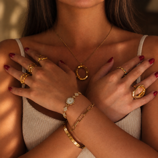 Capri | Gold Clover Watch