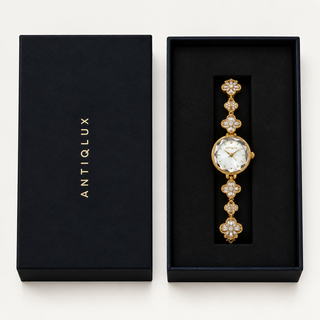 Capri | Gold Clover Watch