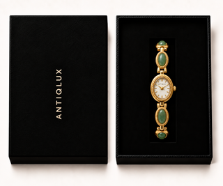 Roma | Gold Luna Verde Watch
