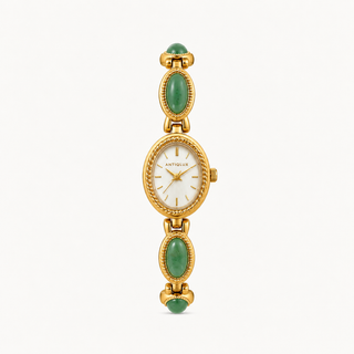 Roma | Gold Luna Verde Watch