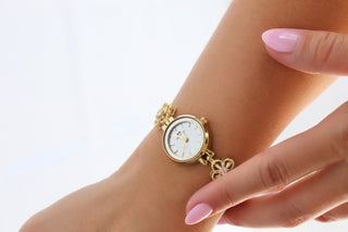 Clover Vintage Gold Watch