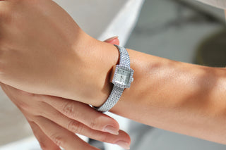 Timeless Square Silver Watch